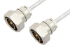 7/16 DIN Male to 7/16 DIN Male Cable 72 Inch Length Using PE-SR401FL Coax - PE36140-72 - Pasternack