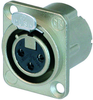 Connector, Xlr, Jack, 3 Position; No. Of Contacts Neutrik - 87F6600 - Newark, An Avnet Company