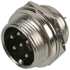 Circular Connector, Rcpt, 6Pos, Panel; Product Range Cliff Electronic Components - 58T1768 - Newark, An Avnet Company