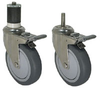 Stem - Swivel Caster with Total Locking Brake - Model 3A - SS-3ARF4X-ML - Caster City, Inc.