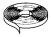Brady Stainless Steel Black on White Sign Mounting Straps - 100 in Length x 3/4 in Width - 56694 - 754476-56694 - R. S. Hughes Company, Inc.