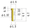 Small Size Socket Pin - J0137-GG-856 - JC Cherry, Inc.