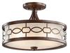 Semi-Flush Mts.-Drum Shade - 307308 - Light Center (The)