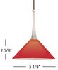 MP-LED512-RD/BN Mini Pendants-Cable - 379895 - Capital Lighting, Inc.
