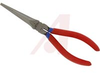 7 15/32 IN. LONG NEEDLE NOSE SOLID JOINT PLIERS, CUSHION GRIP, CARDED - 70221715 - Allied Electronics, Inc.