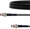Slide-On BMA Plug Bulkhead to Slide-On BMA Plug Bulkhead Cable LMR-100 Coax in 24 Inch - FMCA1634-24 - Fairview Microwave Inc.