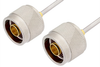N Male to N Male Cable 12 Inch Length Using PE-SR405AL Coax - PE34140LF-12 - Pasternack