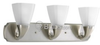Three-Light Wall Bracket Light Fixture - P2848-09 - bulbs.com