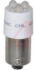 Lamp;T10X25 BA9S 3X3MM LED 130VAC WHITEDIFFUSED - 70011875 - Allied Electronics, Inc.