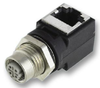 Adapter, 4 Position M12 Jack-8 Position Rj45 Jack; Inter Series Connector A Harting - 68K1760 - Newark, An Avnet Company