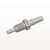 Panel Mount, Male Luer Slip, Barbed, Natural - PMLM31 - Qosina Corp.