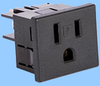 15A/125V North American Snap-In Receptacle -- 88221100 - Image