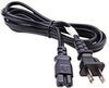 6 ft Angled and polarized USA to C7 power cord -- P-11R13W-06B - Image