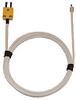 Digi-Sense Type-K High-Temp Ceramic Fiber-Insulated Probe Mini Conn Exp 5Ft 20-Gauge -- GO-08467-64
