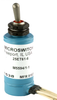 ET Series Toggle Switch, 1 pole, Electrically held- 2 position, Leadwire terminal, Standard Lever, Military Part Number M5594/1-1 -- 25ET61-6 - Image