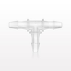 T Connector, Barbed, Natural - 61532 - Qosina Corp.