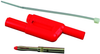 Banana Plug, 20A, Solder, Red; Gender Pomona - 54H4567 - Newark, An Avnet Company