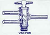 Double Oblique Teflon Stopcock -- VM735-01 - Image