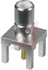 Connector; SMB; 50 Ohms; Straight; Nickel over Copper; Zinc; Teflon; PCB - 70083317 - Allied Electronics, Inc.