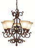 Mid. Chandeliers-Glass Up - 205201 - Light Center (The)