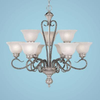 Mid. Chandeliers-Glass Up - 725363 - Capital Lighting, Inc.