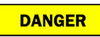 Barricade Tape (B-912; Black on Yellow; English; DANGER; Polyethylene) - 754476-91455 - R. S. Hughes Company, Inc.