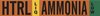 Brady B-946 Orange Pressure Sensitive Vinyl Pipe Marker - Printed Msg = HTRL LIQ Ammonia Low with Right Arrow - 145857 - 754473-54645 - R. S. Hughes Company, Inc.