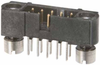 5+5 Pos. Male DIL Vertical Throughboard Conn. Jackscrews - M80-5111042 - Harwin Plc
