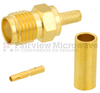 SMA Female (Jack) Connector For 0.100 inch, RG316, RG174, RG188, LMR-100, LMR-100A, LMR-100A-FR Cable, Crimp/Solder - SC7078 - Fairview Microwave Inc.