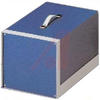 Panel; Aluminum; 9.938 in.; 11.063 in.;15 in.; Royal Blue Textured; 16 ga. - 70148453 - Allied Electronics, Inc.