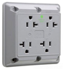 Quad Receptacle -- 420-HGRY - Image