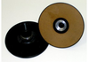 3M 28579 Extra Hard Black Roloc TS and TSM Disc Pad - 4 in DIA - 5/8 -11 Internal Thread Attachment - 051141-28579 - R. S. Hughes Company, Inc.