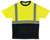 Ergodyne GloWear 8289BK Lime/Black Breathable Knit High-Visibility & Reflective Shirt - T-Shirt - ANSI Class 2 Rating - 720476-22506 - 720476-22506 - R. S. Hughes Company, Inc.