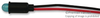 Panel Mount Indicator, Led, 6.35Mm, Blue, 4V; Led Color Bivar - 06W0262 - Newark, An Avnet Company
