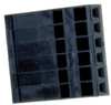 Wire-Board Connector Receptacle, 6 Position, 2.54Mm; Product Range Amp - Te Connectivity - 66F1578 - Newark, An Avnet Company