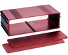 ALUM ENCLOSURE, 2 PLATES, 10 SCREWS, RED ANODIZED, 2.11 H X 6.68 W X 3.15 L - 70020283 - Allied Electronics, Inc.