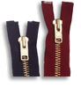 Zipper #10 Brass 30