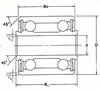 DW Series Control Ball Bearings - DW5X - Emerson Bearing Co.