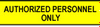 Barricade Tape (B-912; Black on Yellow; English; AUTHORIZED PERSONNEL ONLY) - 754476-91468 - R. S. Hughes Company, Inc.