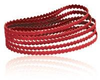 Dynabrade Coated Ceramic Sanding Belt - 120 Grit - 1/2 in Width x 12 in Length - Belt Shape: Narrow, Scalloped - 92154 - 616026-92154 - R. S. Hughes Company, Inc.