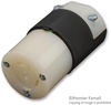 Socket, Mains, Insulgrip, 15A, Black; Connector Type Hubbell Wiring Devices - 94F9745 - Newark, An Avnet Company