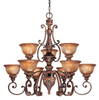1358-177 9 Light Chandelier - 1358-177 - Minka Group