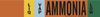 Brady B-681/B-883 Orange Polyester with Overlaminate Pipe Marker - Printed Msg = LIQVAP Ammonia Low with Right Arrow - 145940 - 754473-54728 - R. S. Hughes Company, Inc.