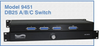 DB25 Manual Network Switches, 3-Positions, Rotary Switch -- Model 9451