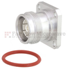 4.3-10 Female (Jack) Low PIM Connector 4 Hole Flange (Panel Mount) For RG402, RG402 Tinned, .141 SR Cable IP67 Rated, Solder - FMCN1174 - Fairview Microwave Inc.