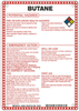 Brady B-120 Fiberglass Reinforced Polyester Rectangle White Chemical, Biohazard, Hazardous & Flammable Material Sign - 7 in Width x 10 in Height - TEXT: BUTANE - 48850 - 754476-48850 - R. S. Hughes Company, Inc.