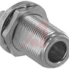 connector,rf coaxial,n bulkhead jack,crimp-crimp,for rg55,142,223 cable,50 ohm - 70142998 - Allied Electronics, Inc.