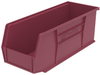 Akro-Mils Akrobin 30 lb Berry Industrial Grade Polymer Hanging / Stacking Storage Bin - 10 7/8 in Length - 4 1/8 in Width - 4 in Height - 1 Compartments - 30224 BERRY - 30224 BERRY - R. S. Hughes Company, Inc.