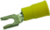Terminal, Spade/fork, #8, Crimp, Yellow; Product Range 3M - 95C2868 - Newark, An Avnet Company