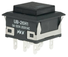 Low Profile Pushbuttons - UB26KKW015F-AB - NKK Switches